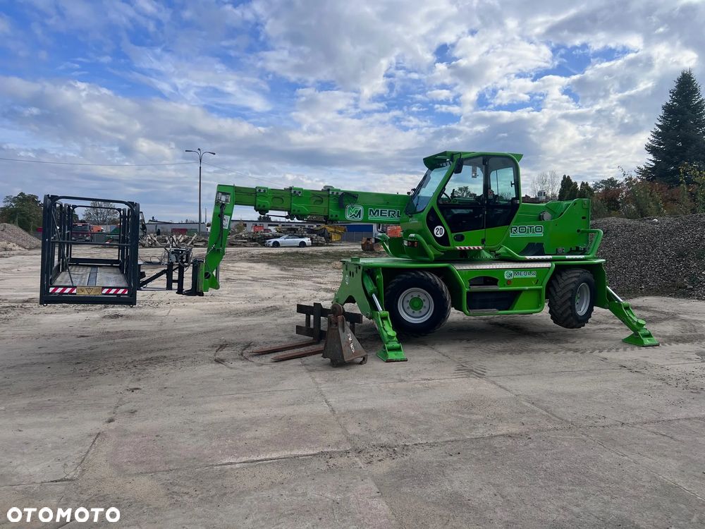 Merlo ROTO 40.18S 3500MTH CERTYFIKAT CE ZESTAW KOSZ WIDŁY PILOT DŹWIG - 2