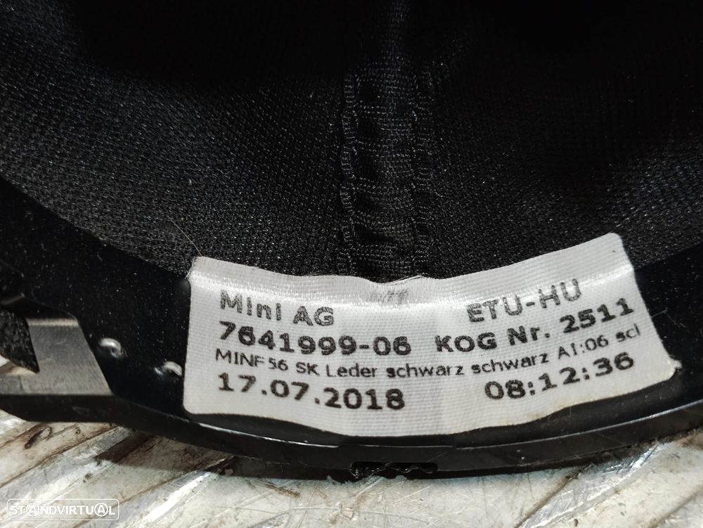 Manípulo Moca Manete Alavanca Seletor Velocidades Manga Pele Mini Cooper F56 F55 F54 F60 Original - 5