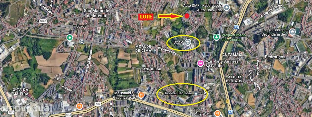 LOTE DE TERRENO PARA MORADIA – S. MAMEDE DE INFESTA - Grande imagem: 2/3
