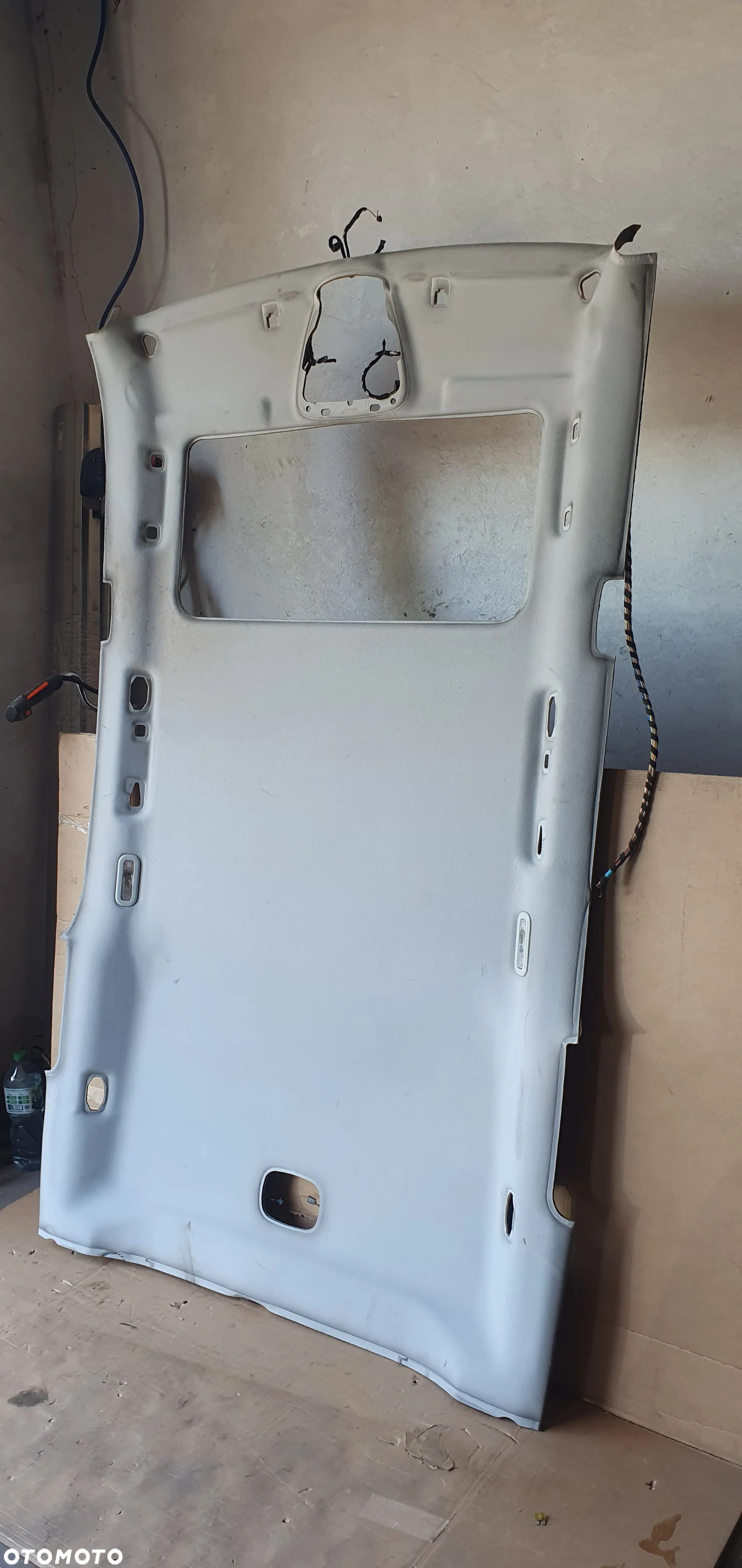 Tapicerka podsufitka sufit Mercedes ML W163 A1636905867 - 2