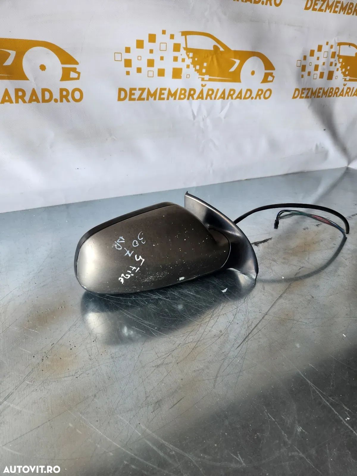Oglinda Dreapta Peugeot 307 Electrica Cu 5 Fire La Mufa - 1
