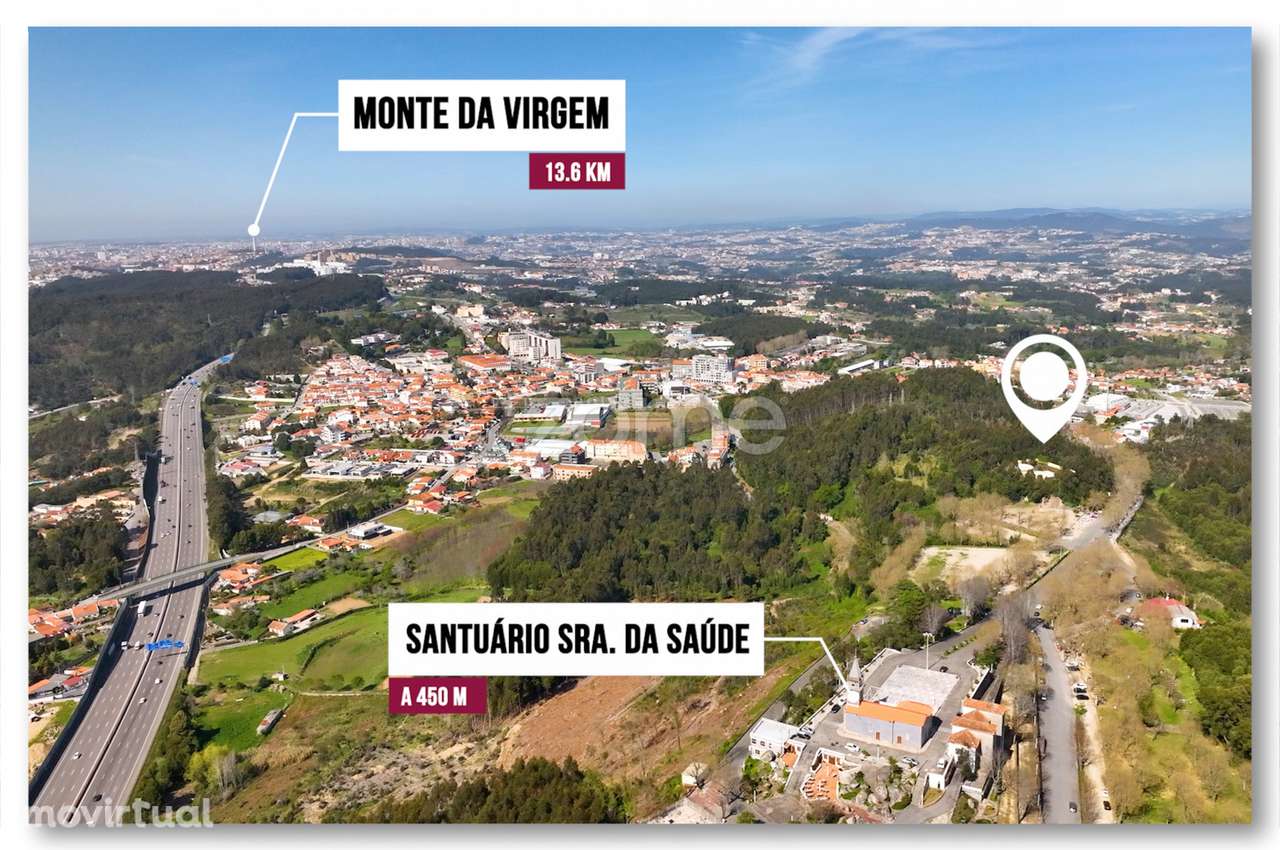 Terreno à Tapada da Senhora da Saúde, Pedroso, Gaia, Porto. - Grande imagem: 5/15