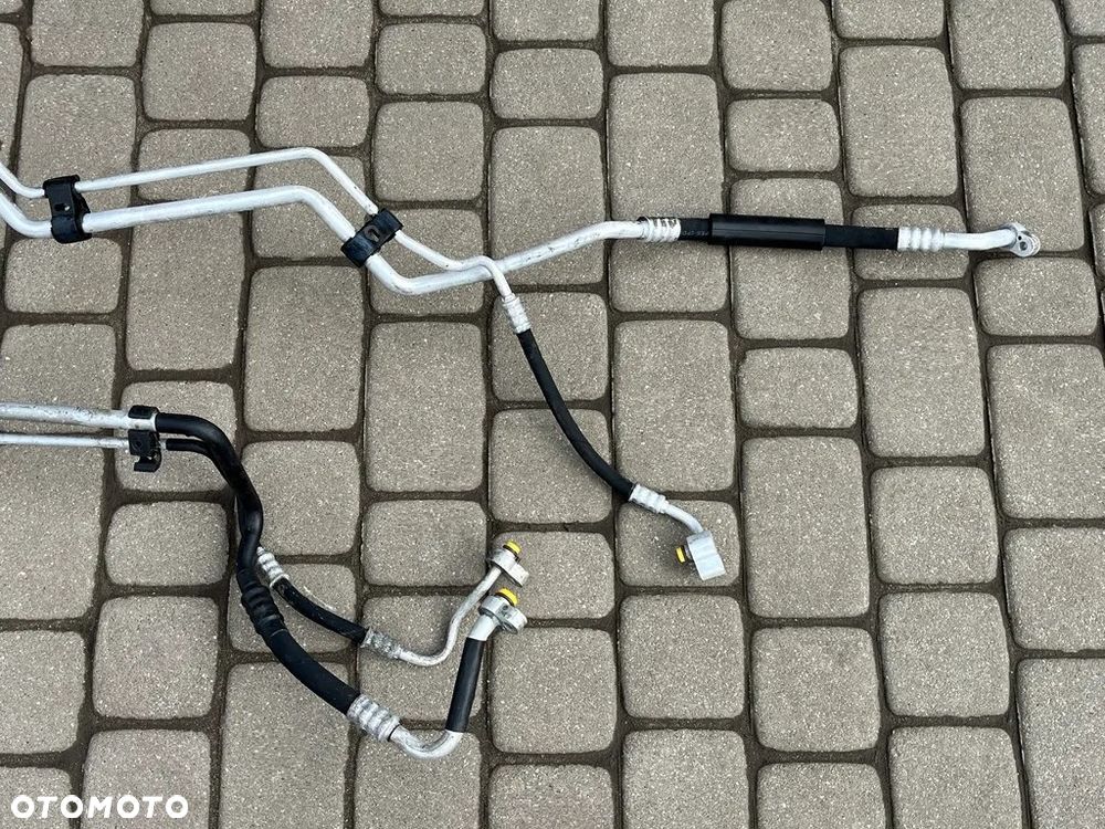 PRZEWODY PRZEWÓD WĘŻE WĄŻ KLIMATYZACJI TYŁ TYLNY VW T5 LONG CARAVELLE MULTIVAN TRANSPORTER 7H3820727C 7H1820725D - 3