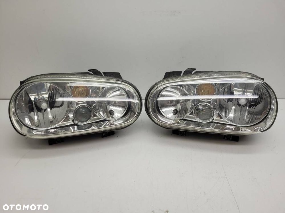 LAMPA PRZÓD LEWA PRAWA KOMPLET HALOGENY VW GOLF IV EU 1J1941015C 1J1941018K - 1