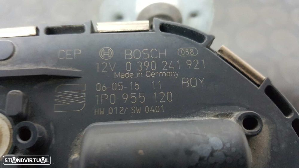 MOTOR LIMPA-VIDROS FRONTAL SEAT LEON (1P1) STYLANCE / STYLE - 11