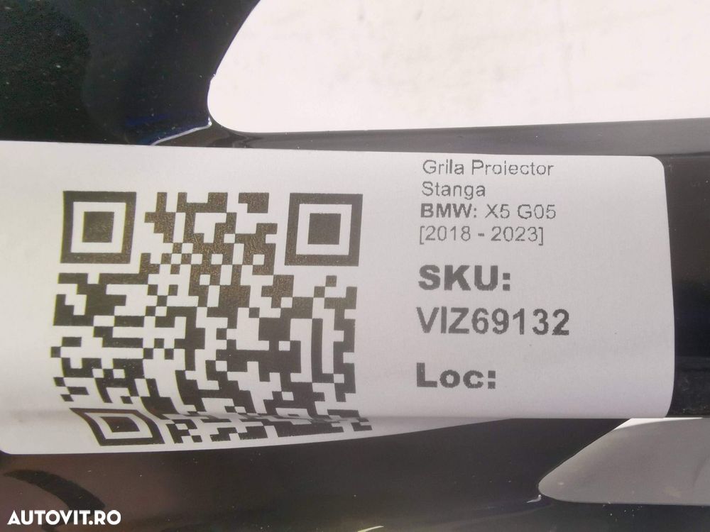 Grila Proiector Stanga BMW X5 G05 2018 2019 2020 2021 2022 2023 Origin - 4