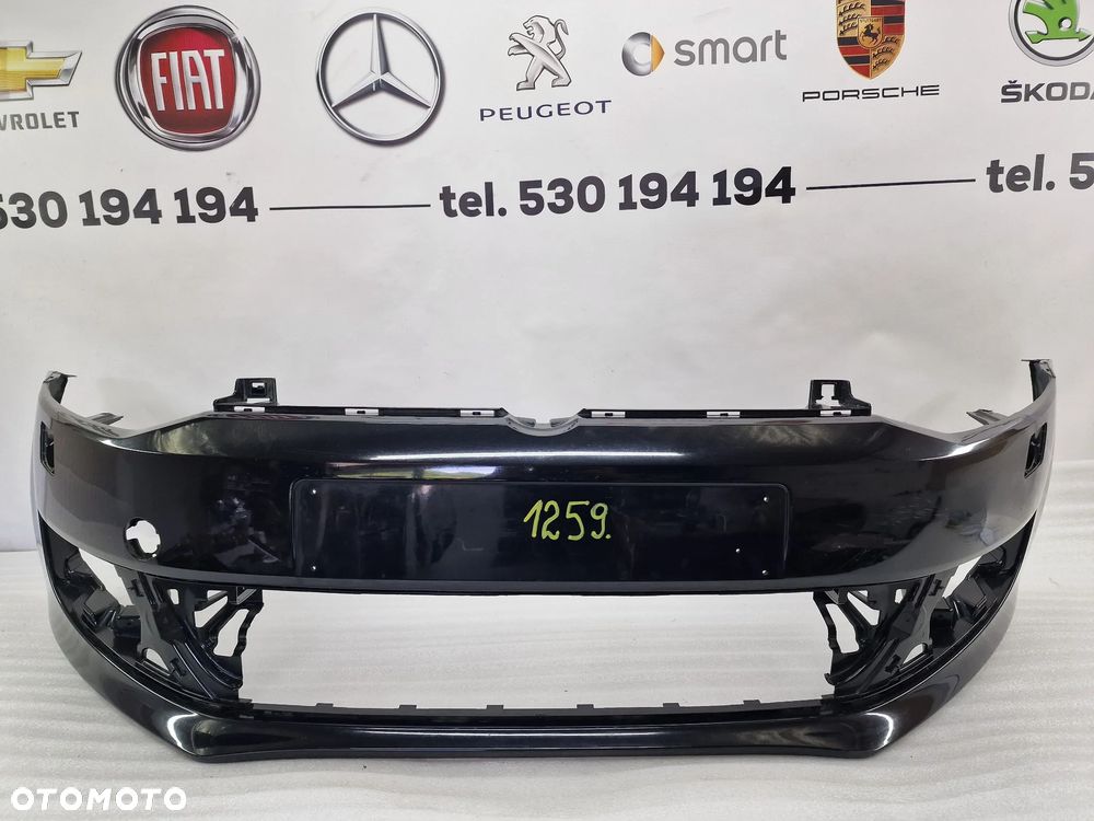 VW POLO 6R0 08- ZDERZAK PRZEDNI PRZÓD NA SPRYSKI , KOLOR CZARNY METALIK , NR 6R0807221 , NR AUKCJI NZ1259 - 1