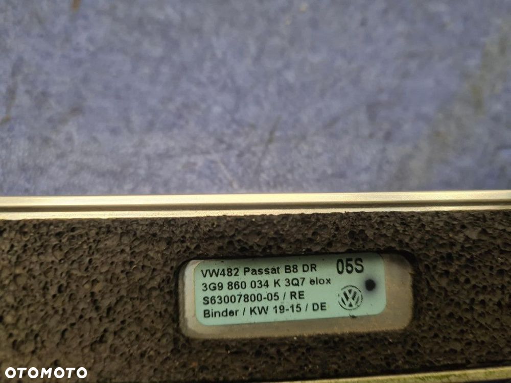VOLKSWAGEN PASSAT B8 KOMBI RELING DACHOWY 3G9860034K LI7F - 8