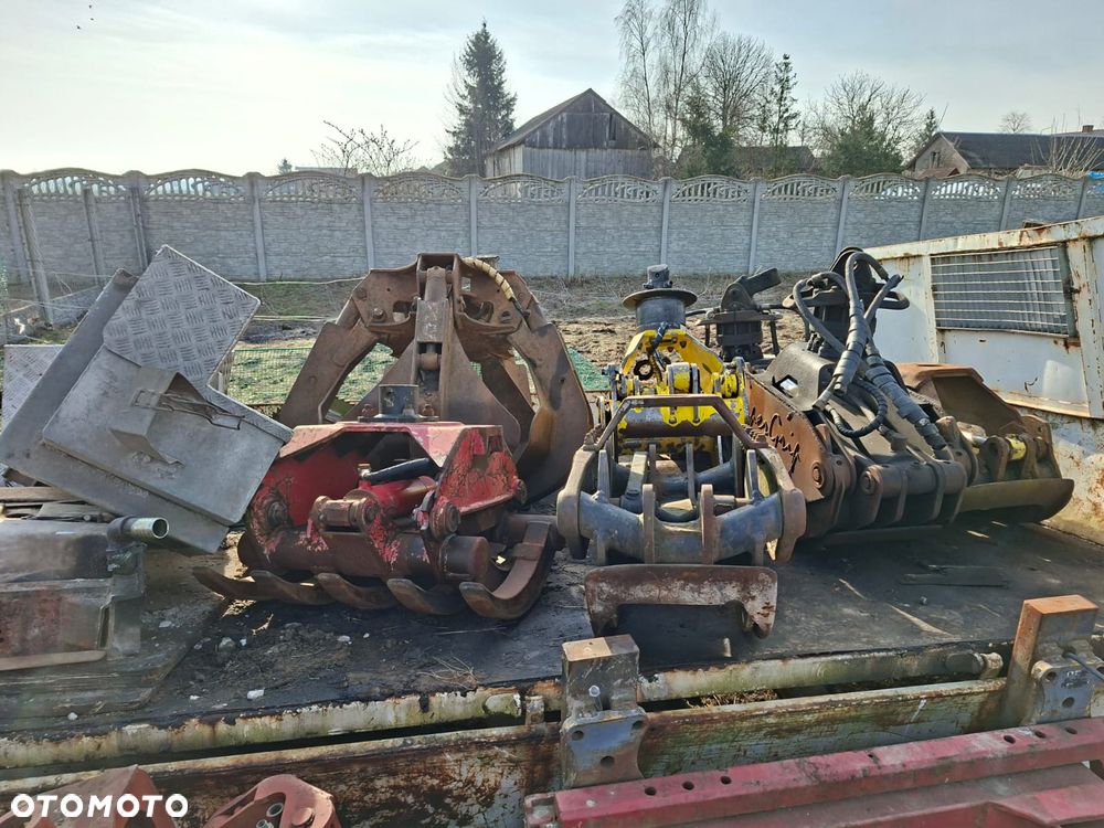 Chwytak do hds łycha do drewna drzewa złomu palet - 17