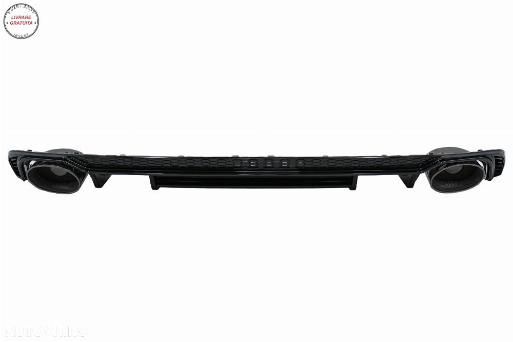 Difuzor Bara Spate Ornamente evacuare Audi A4 B9 8W Sedan Avant (2016-2018) pentru- livrare gratuita - 2