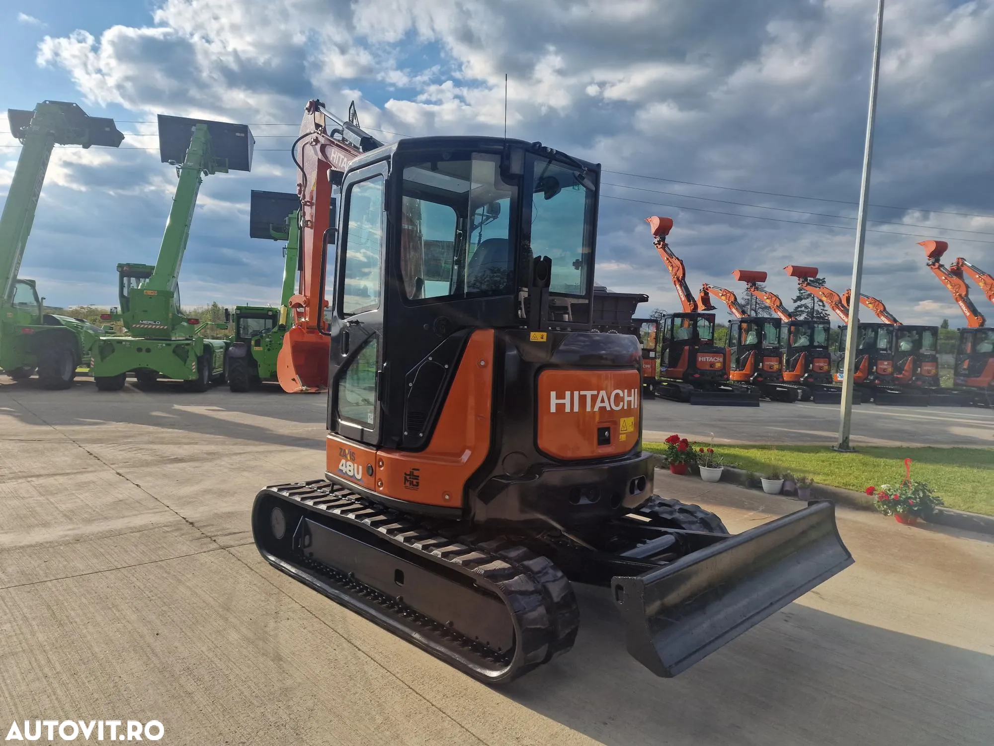 Hitachi ZX48, 5 TONE, 2023, 826h, CUPA NOUA,  44900 EUR+Tva, inst picon, senile 90% ok, computer de bord, produs in JAPONIA, CA SI NOU, posibilitate lkeasing 4 ani-PROMOTIE 44900 EUR+Tva - 13