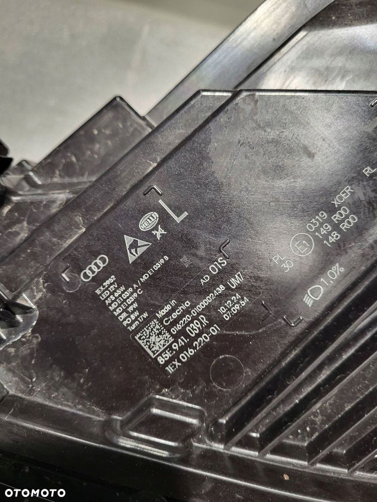 audi a6 etron matrtix led przód strtona lewa lampa przednia 85e 85e941039r - 7