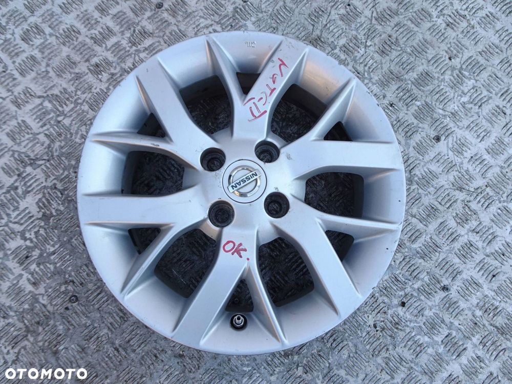 alufelga nissan note e12 15" 4x100 et 40 - 1