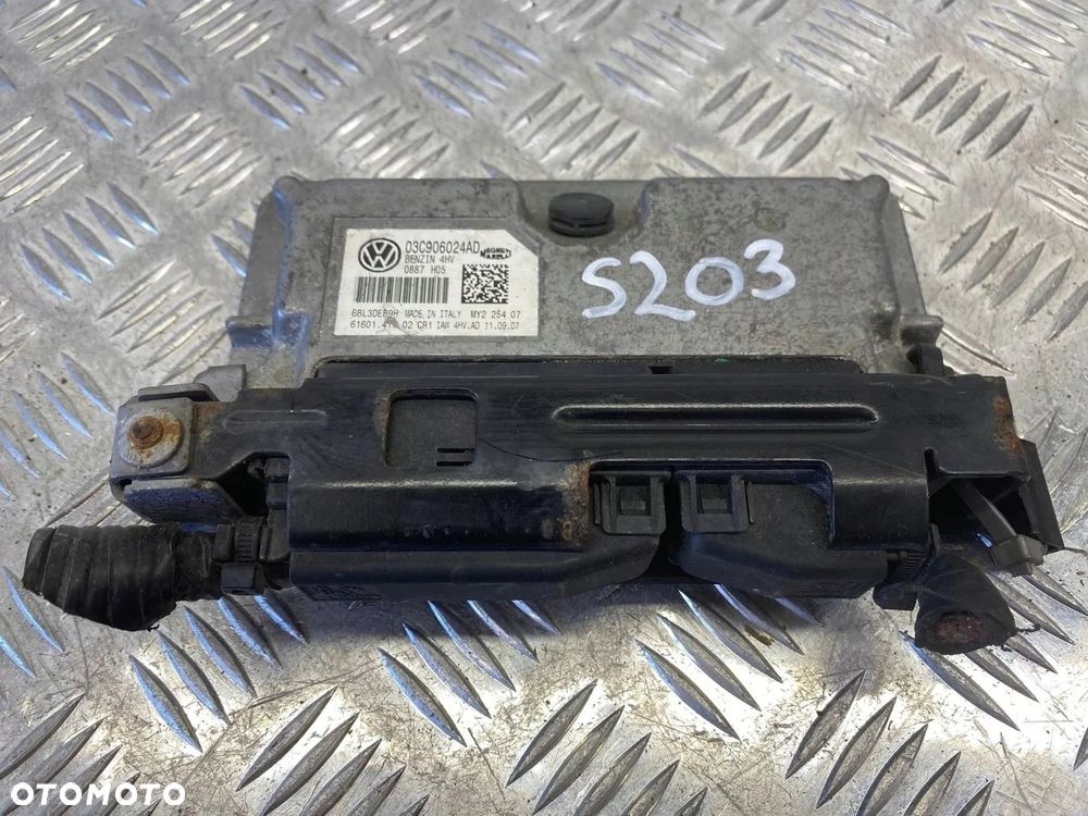 KOMPUTER STEROWNIK SILNIKA VW POLO FABIA IBIZA 1.4 16V 03C906024AD - 1