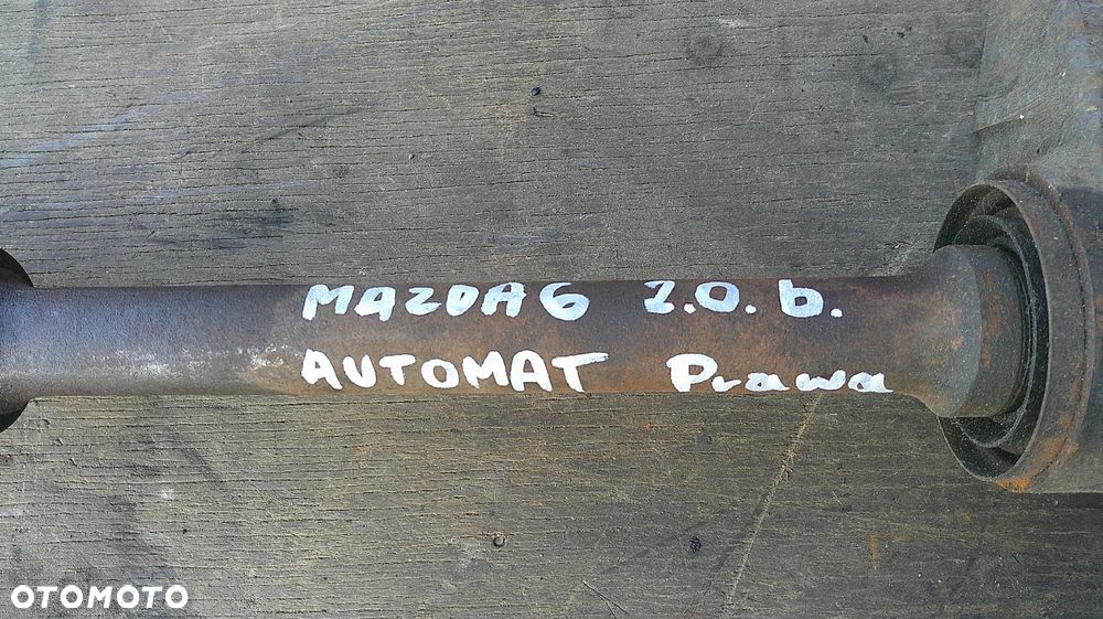 MAZDA 6 GG 2.0 16V PÓŁOŚ PRAWA AUTOMAT - 2