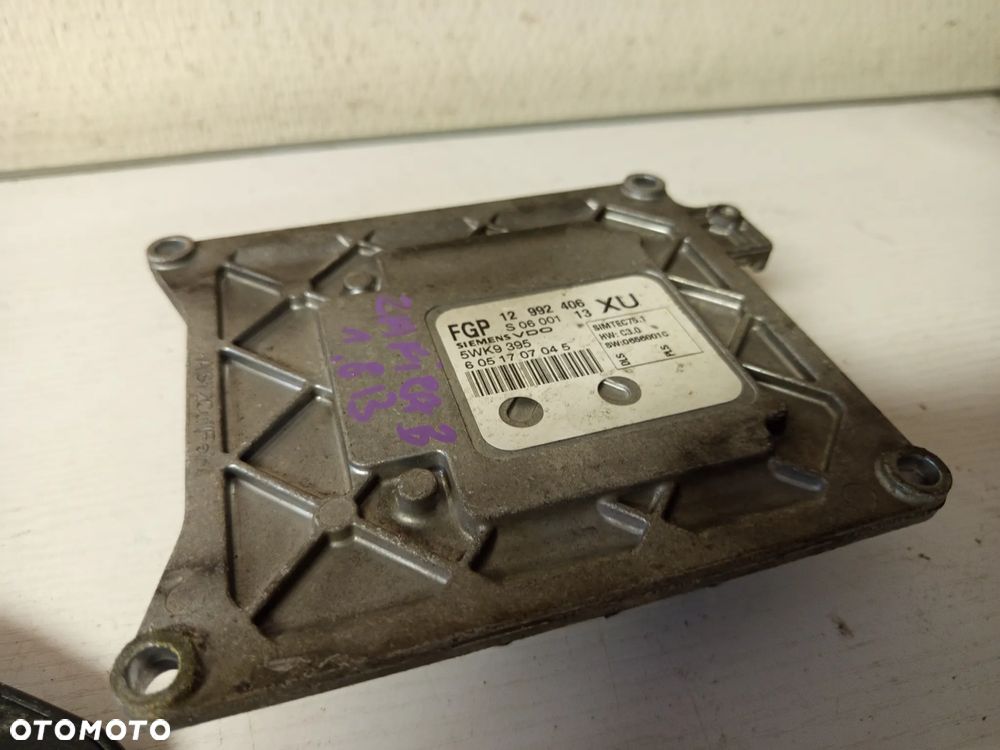 STEROWNIK SILNIKA KOMPUTER 12992406 5WK9395 OPEL ASTRA III H ZAFIRA B 1.8 16V - 2