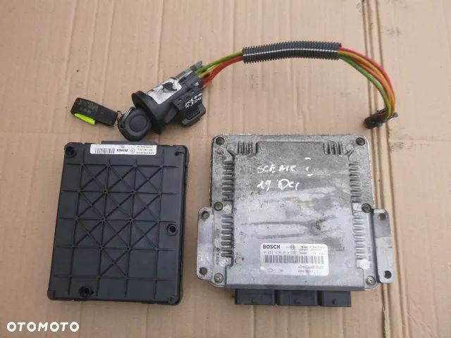 ZESTAW STARTOWY KOMPUTER STACYJKA CZYTNIK BSI RENAULT SCENIC I LIFT 1.9 DCI 99-03 - 2