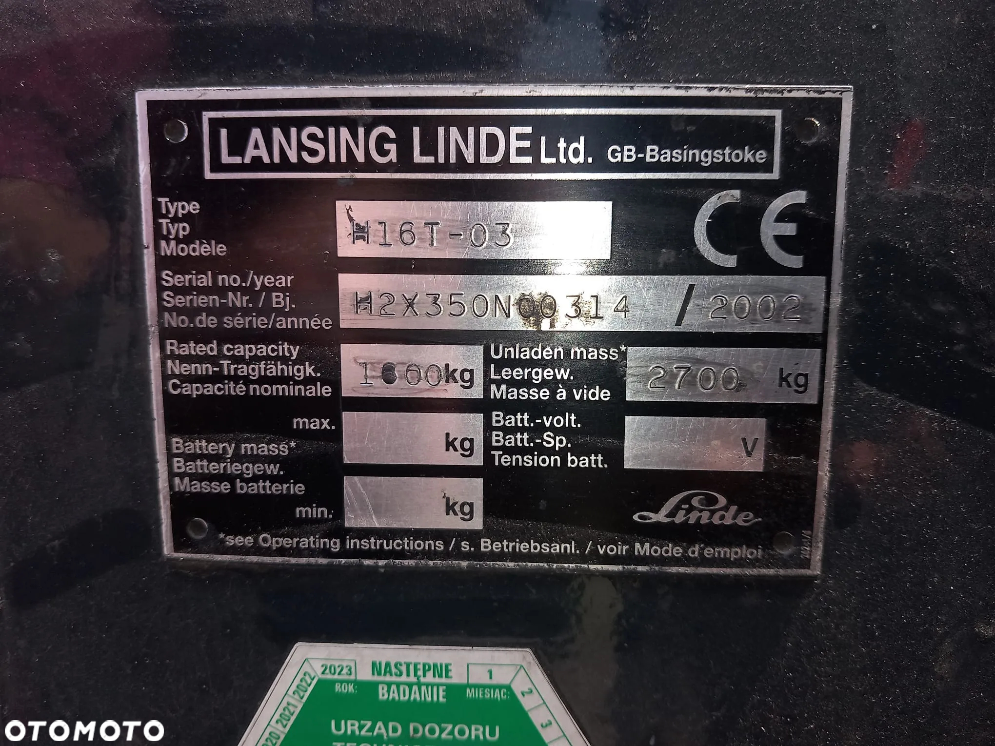 Linde H16T-03 - 7