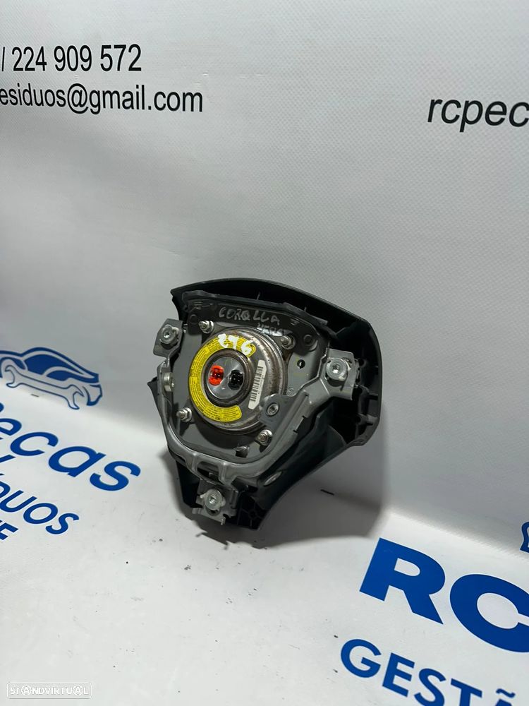 .Airbag Volante Condutor Original Toyota Corolla E12 Verso 451000F010 2004 - 2010 - 6