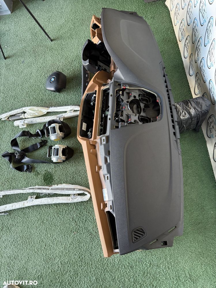 Plansa bord completa Bmw seria 5 G30 G31 kit airbag centuri cortine - 5