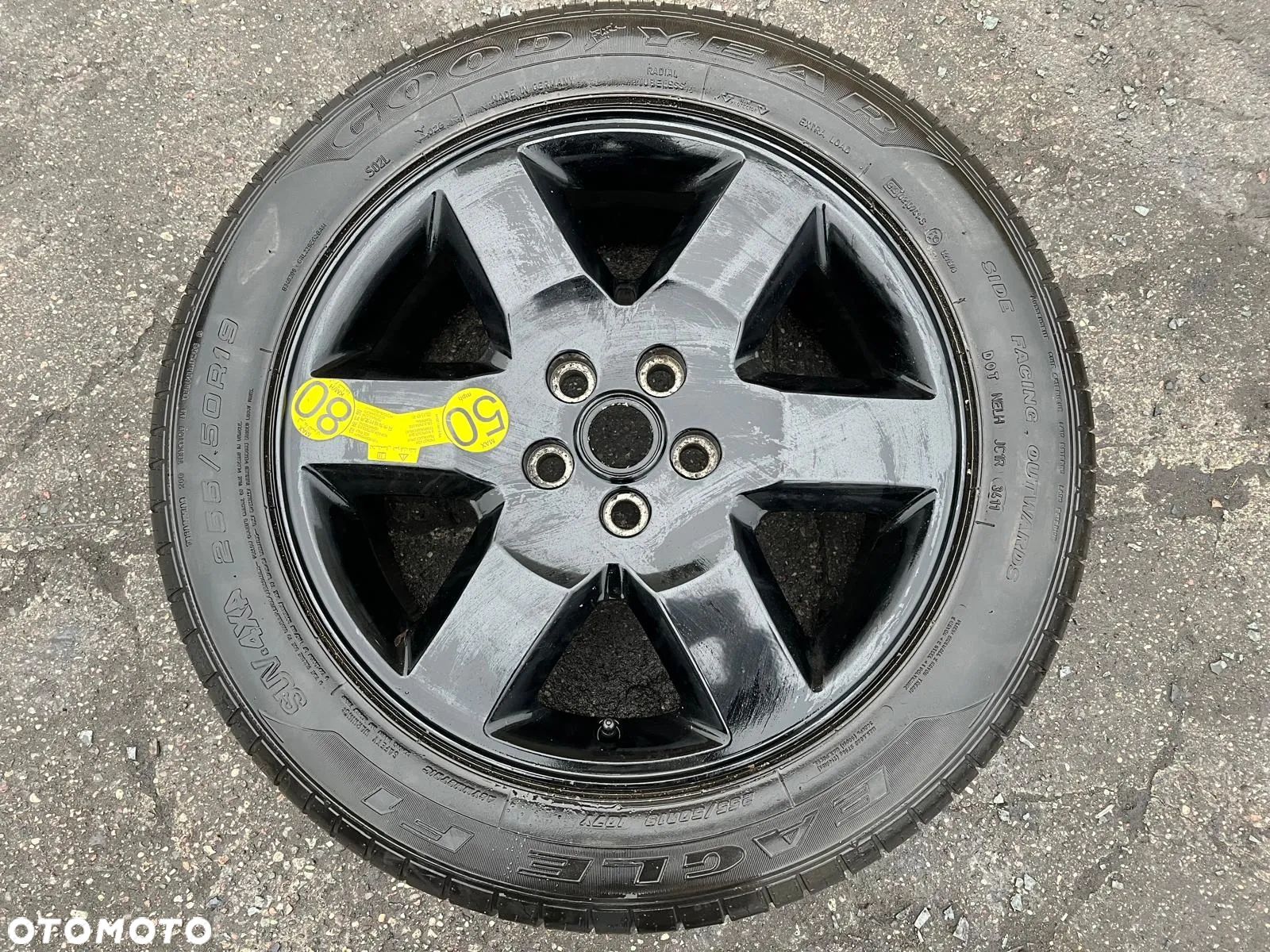 Koło dojazdowe OPONA Goodyear 255/50 R19 Land Rover Discovery 3 III / Range Rover Sport L320 - 1