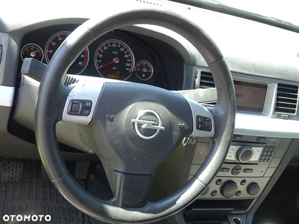 KIEROWNICA SKÓRZANA SKÓRA OPEL VECTRA C SIGNUM MULTIFUNKCYJNA PRZYCISKI AIRBAG - 9