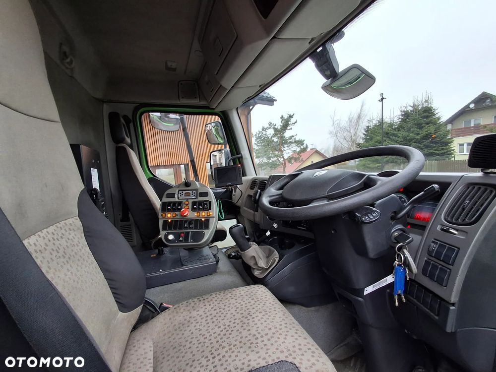 Renault Midlum 220 Zamiatarka Johnston SEMAT Szczotki L/R Obie Strony Dodatkowy SIlnik W Zabudowie Klimatyzacja EUnited PM10 - 25