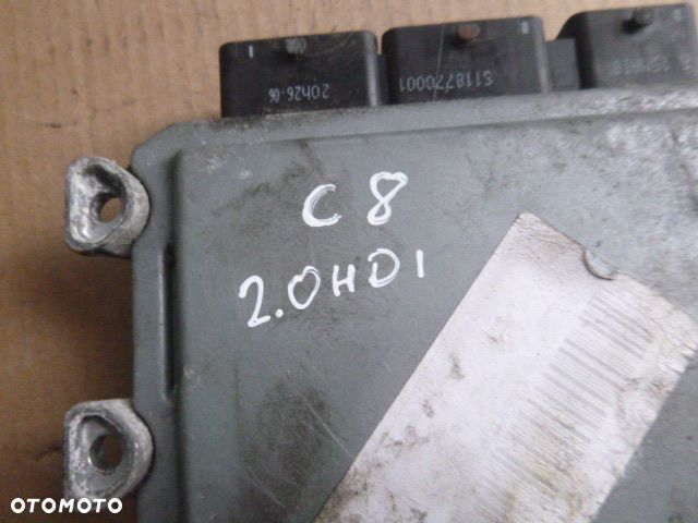 ZESTAW STARTOWY KOMPUTER STACYJKA IMMOBILIZER CITROEN C8 2.0 HDI - 34