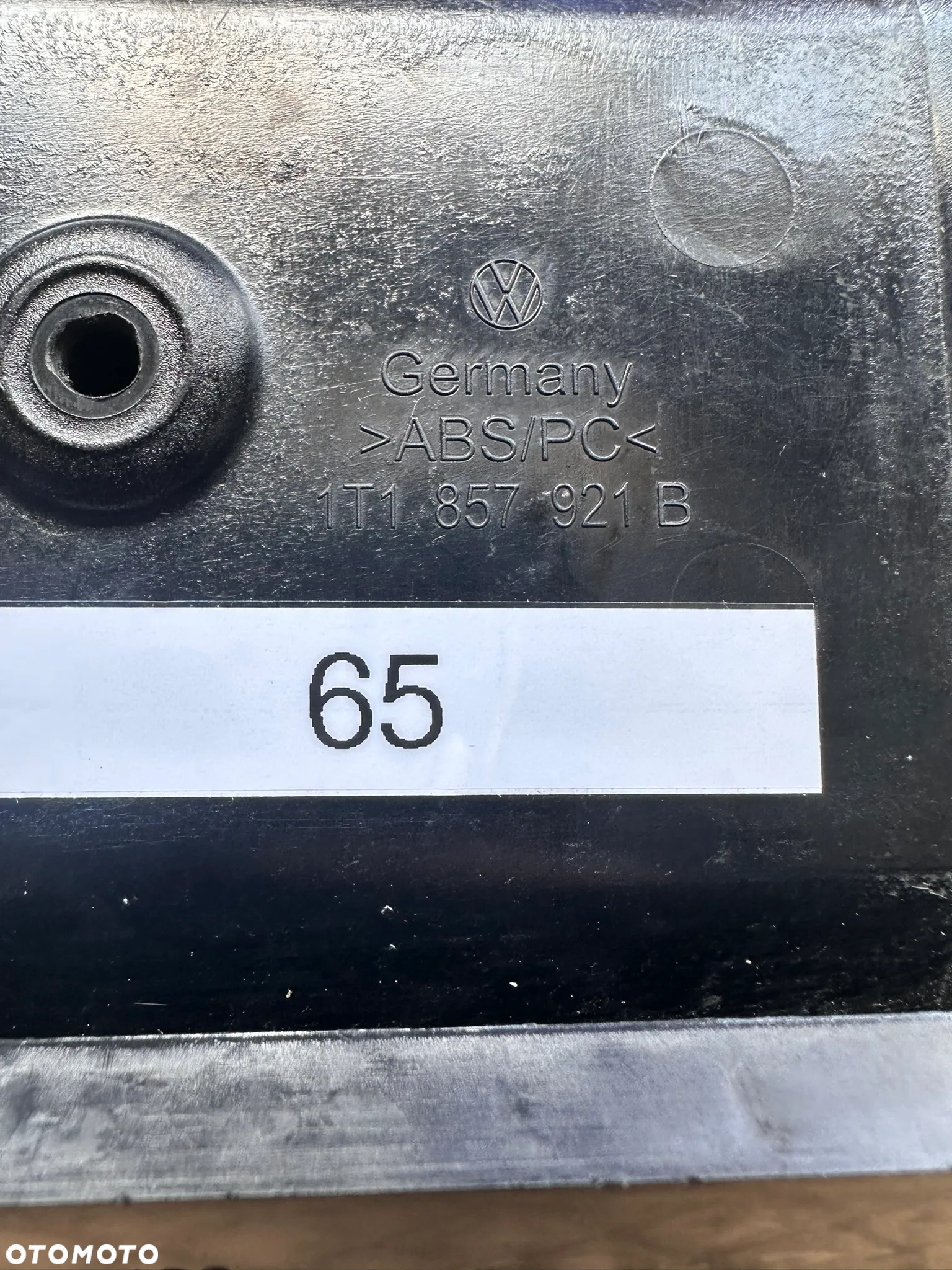 Schowek górny konsoli VW Touran 1T1857921B - 6