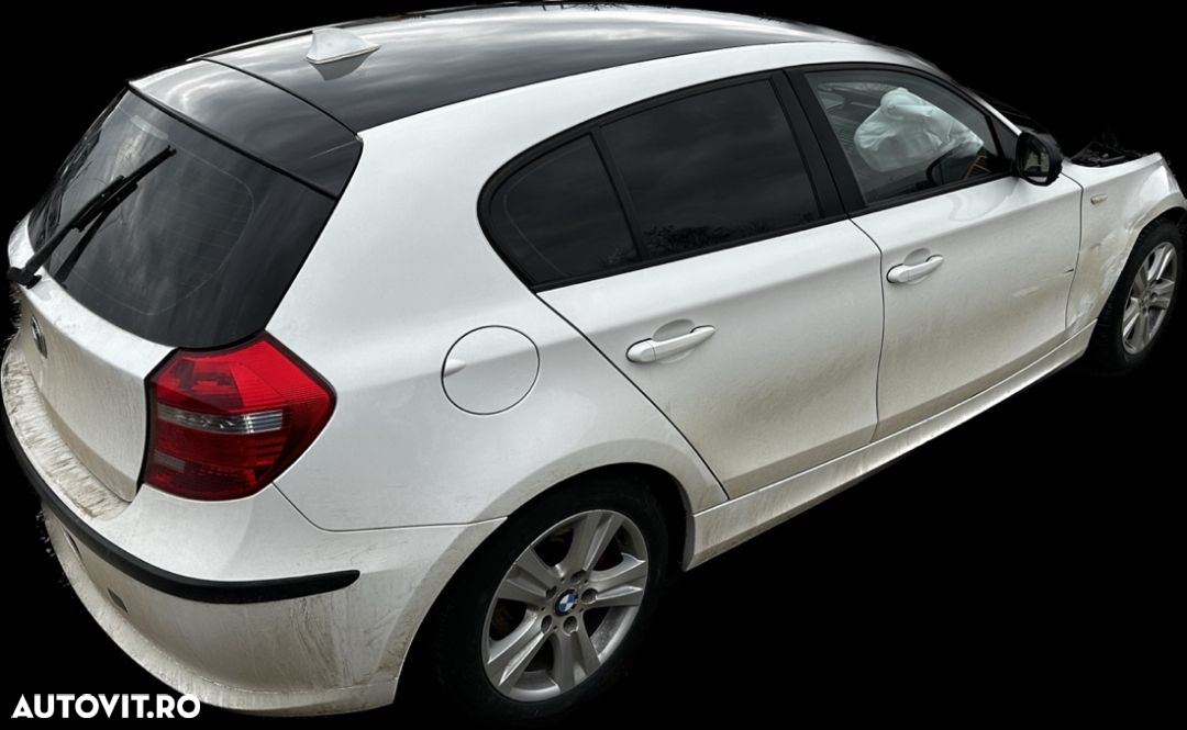 bmw seria 116d e87 LCI  2010 culoare 300 alpinweiss 3 motor n47 cutie manuala caseta directie volan pe stânga usa haion bara spate Cardan grup alpinweisse 3 alb 300/0 - 5