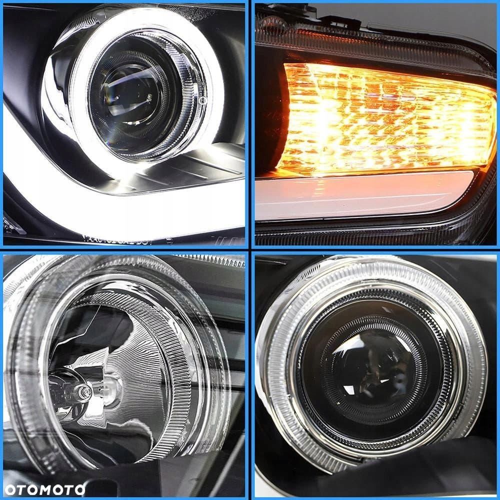 Reflektor Lampa L+R Ringi LED Bi Soczewka Mitsubishi Lancer VIII 8 07- EVO - 11