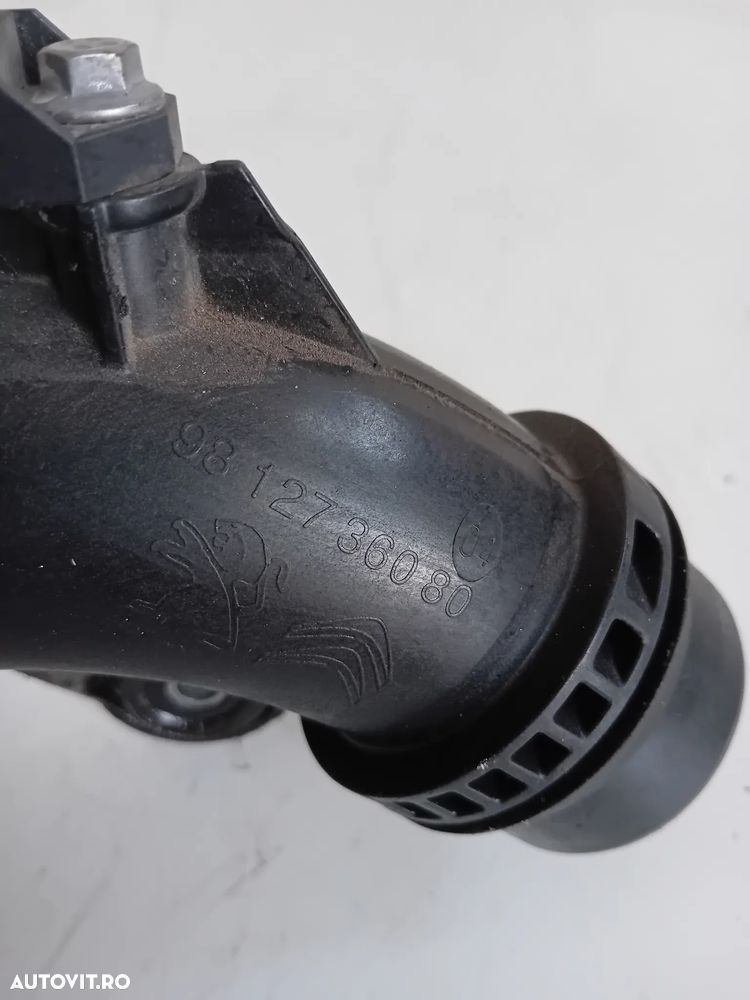Tubulatura Intercooler Senzor Presiune Gaze Citroen Peugeot Opel 1.2 Benzina HN05 Cod 9812736080 - Dezmembrari Auto Arad - 7