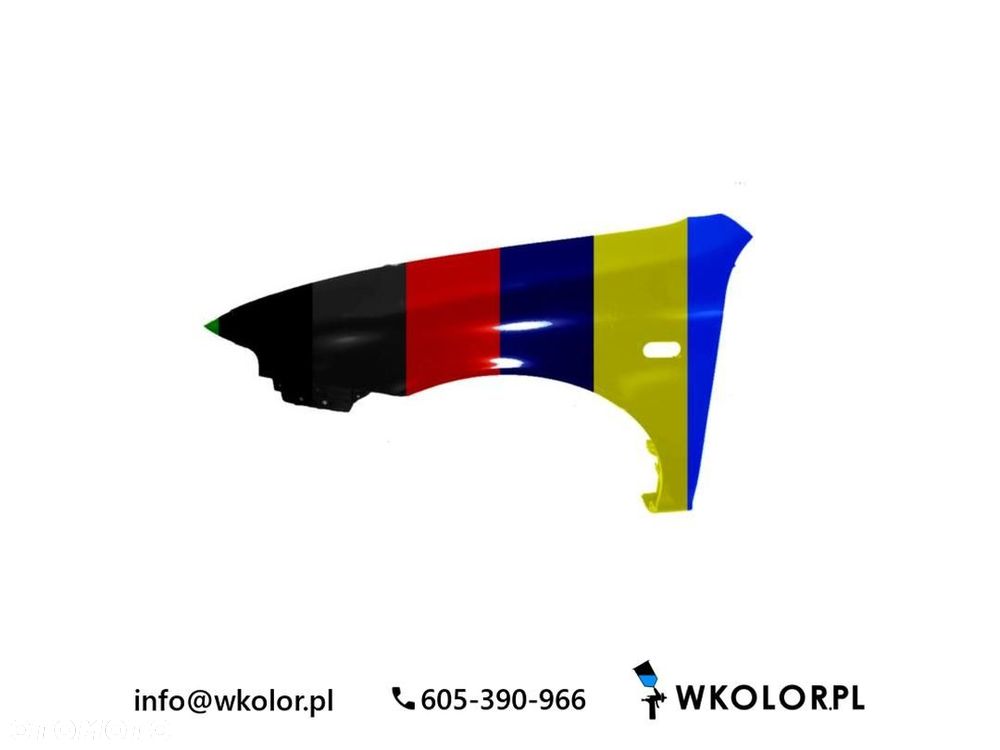 NOWY BŁOTNIK SEAT LEON 2000-2004 LAKIEROWANY W KOLOR - 1