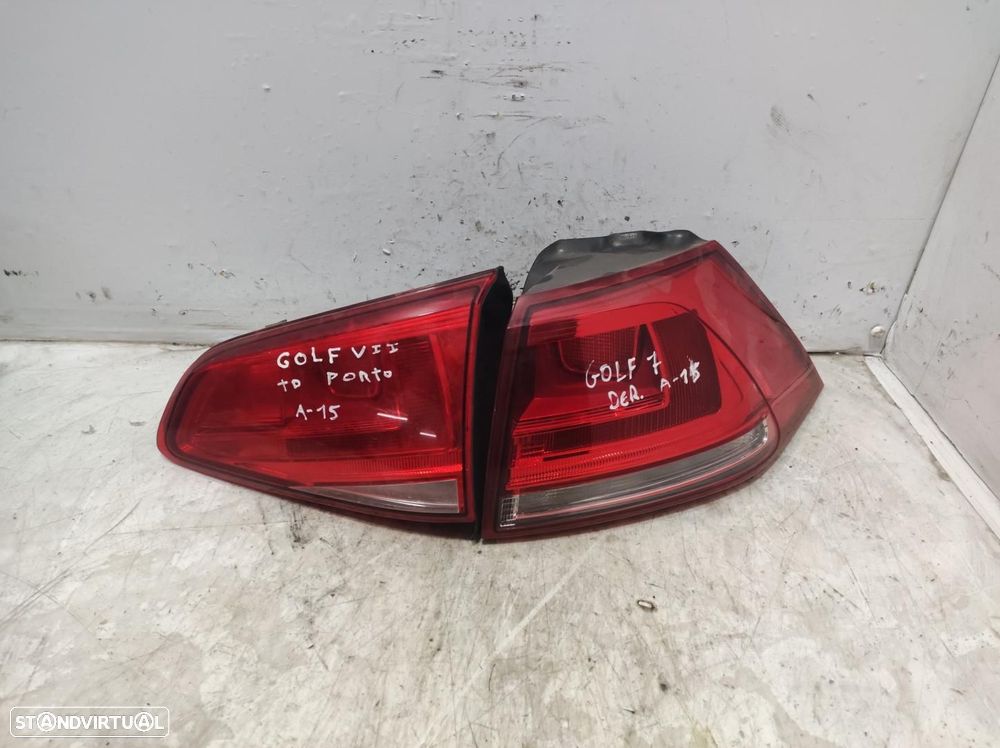 FAROLIM TRASEIRO DIREITO VOLKSWAGEN GOLF VII VARIANT BA5 - 1