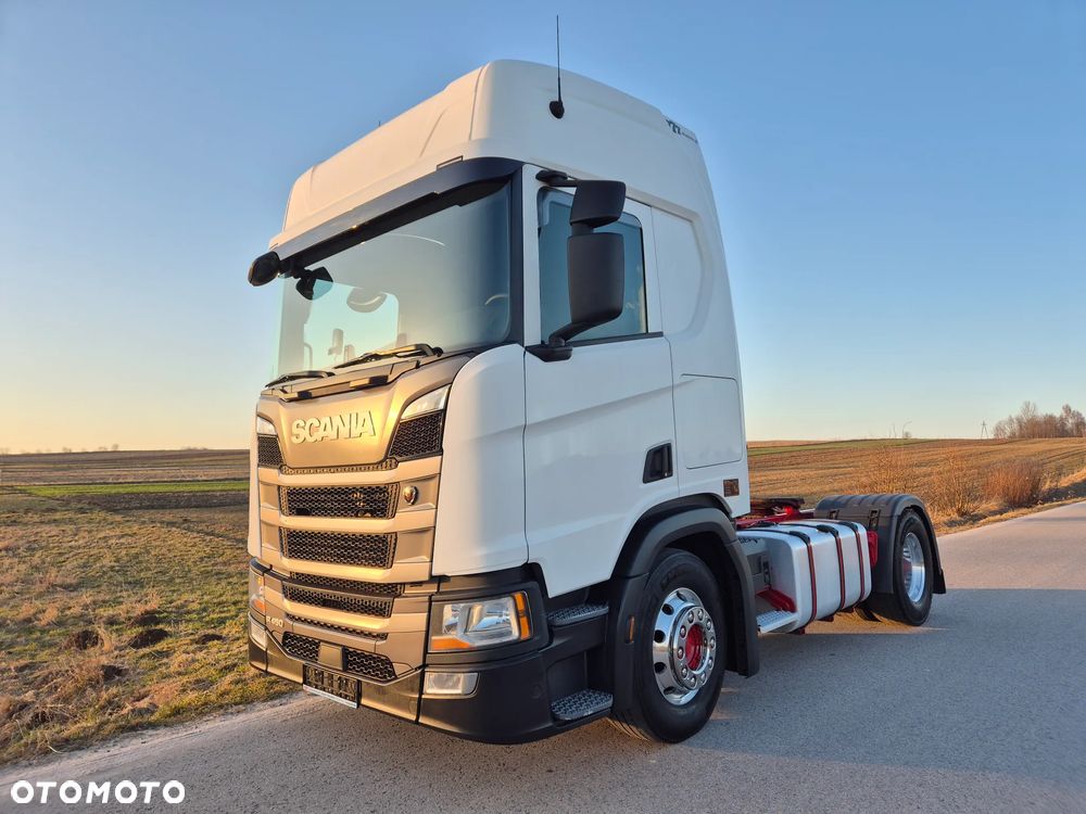 Scania R450 NAUKA JAZDY RETARDER  STANDARD 7300kg / DOBRA POD WYWROTKĘ / KLIMA POSTOJOWA z Niemiec HYDRAULIKA - 1