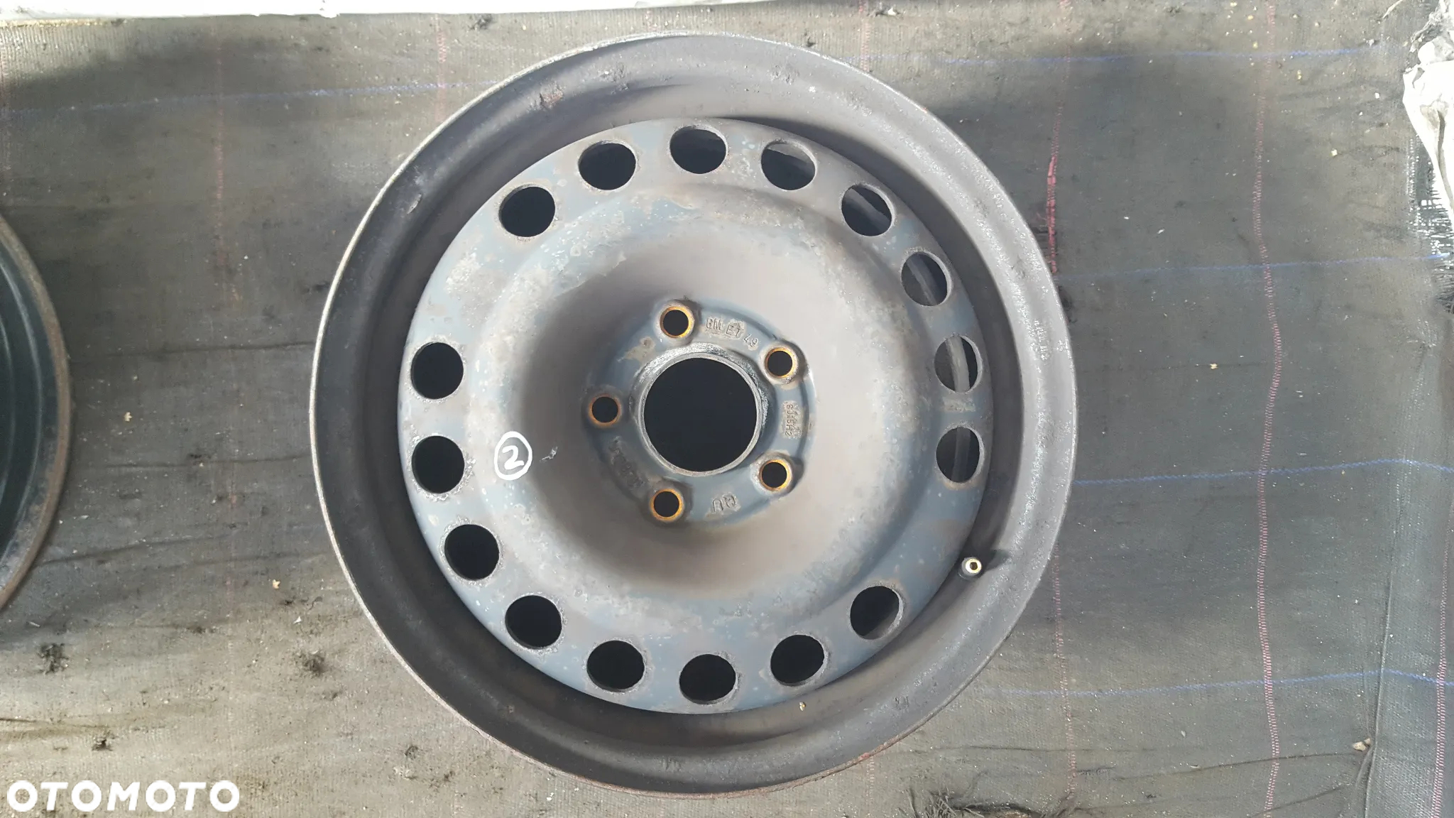 FELGI STALOWE 5x110 6Jx15 CALI ET49 OPEL ASTRA VECTRA KOMPLET - 3