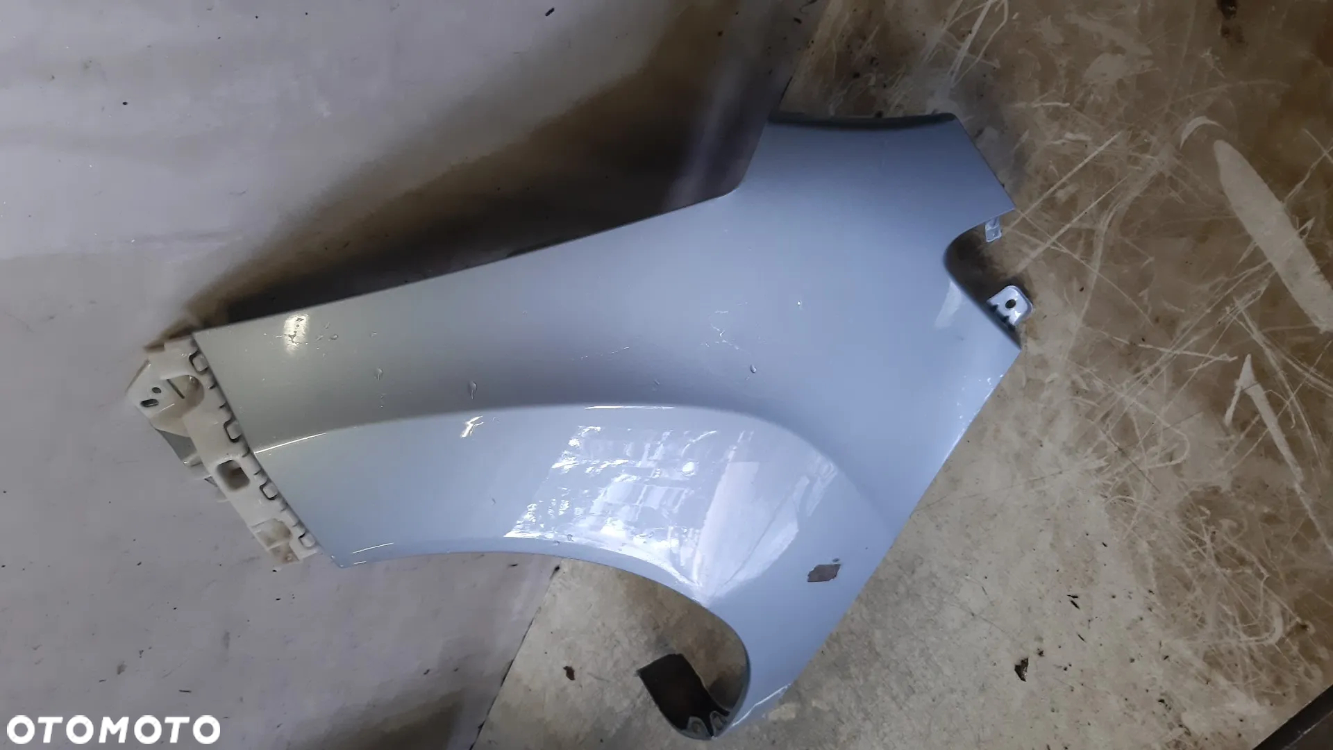 * Błotnik LEWY Przedni Chevrolet Spark III 2009-15r KOLOR GJS BŁĘKITNY - 2