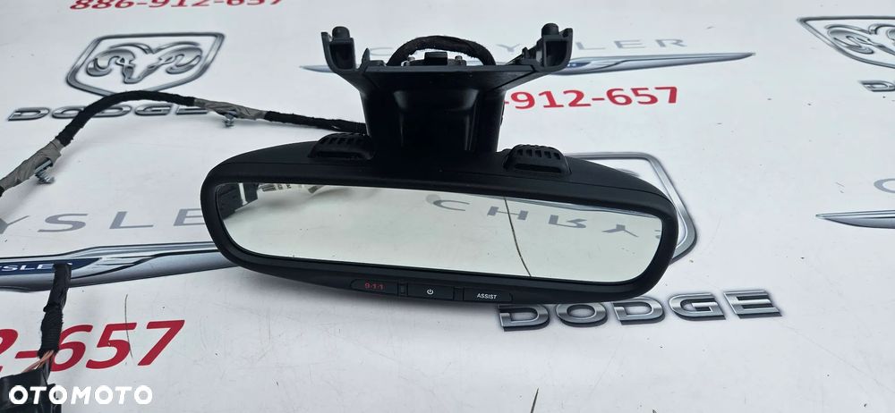 Chrysler Pacifica 2016- Lusterko wsteczne Lusterko wewnętrzne Obudowa lusterka Kompletne ASSIST 911 instalacja lusterka P68234179AG - 12