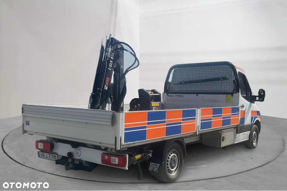 Mercedes-Benz Sprinter 316 CDi 7G Tronic Plus / AUTOMAT / SKRZYNIA / HDS HIAB 1T / 1 WŁ / SERWISOWANY / ORYGINALNY PRZEBIEG / BEZWYPADKOWY / W PEŁNI SPRAWNY / MOŻLIWOŚĆ TRANSPORTU / - 5