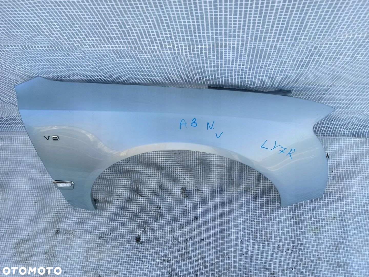 AUDI A8 D3 BŁOTNIK PRZEDNI PRAWY PRZÓD LY7R 03-09 DEMONTAŻ 03- - 4