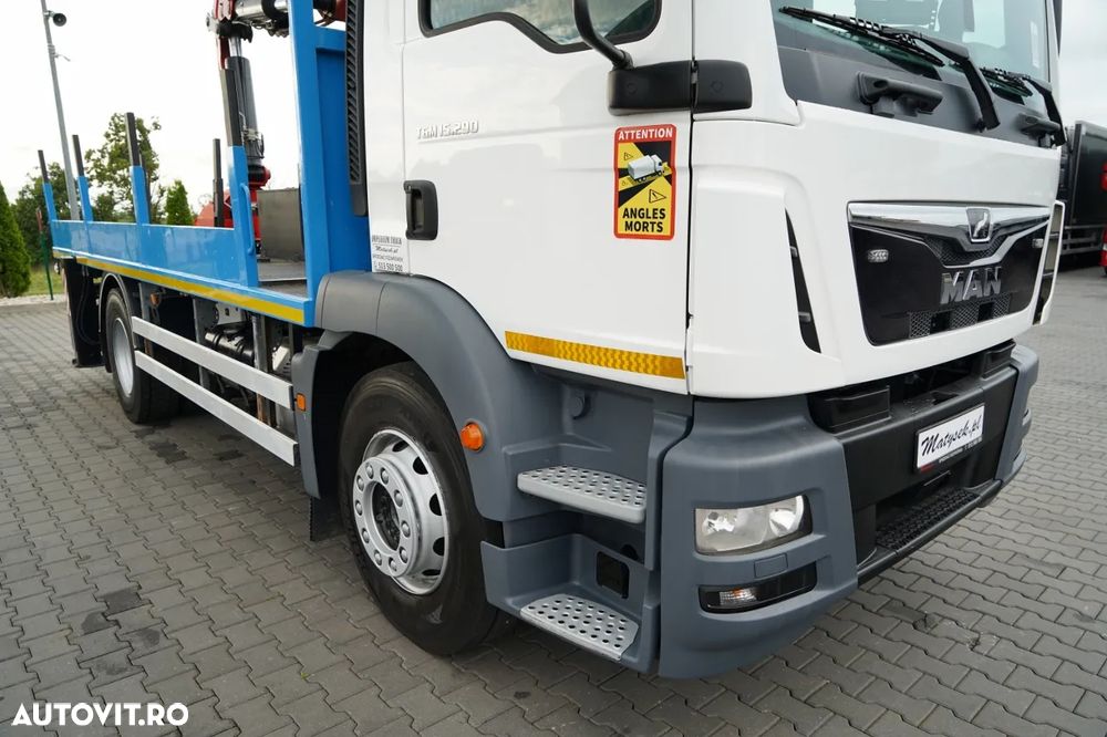 MAN TGM 15 .290 / HDS HC 190 + FORATOR 2 mb / FORMAT / RADIO CONTROL / EURO 6 / MANUAL / 2019 - 11