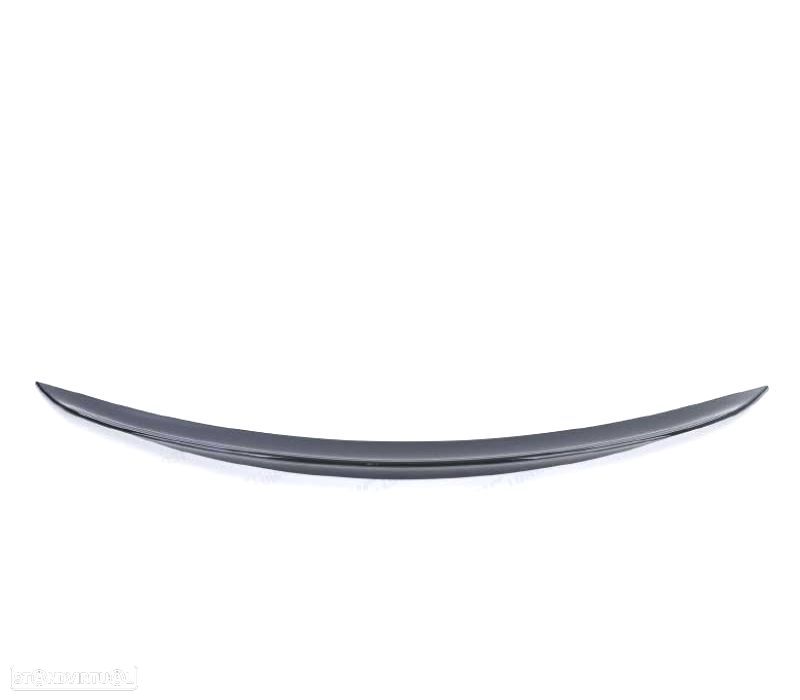 LIP SPOILER TRASEIRO MERCEDES CLASE C COUPE C205 14-17 LOOK AMG PRETO BRILHANTE - 3