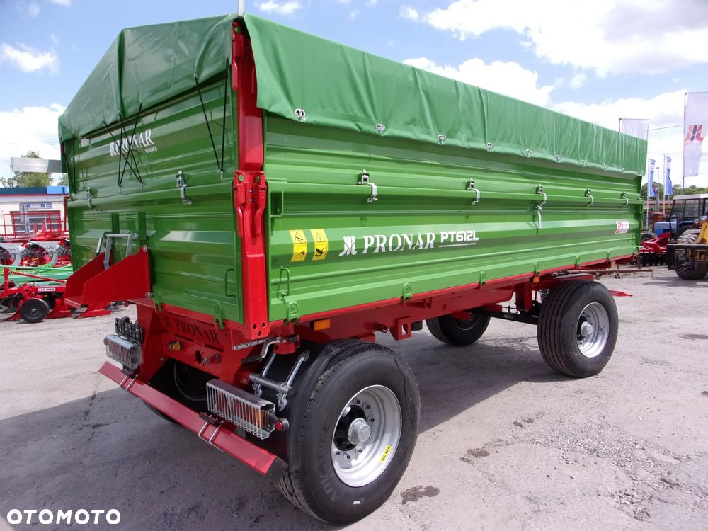 Pronar Przyczepa dwuosiowa paletowa PRONAR PT680 -14t, PT612 -12t, PT612L -12t, wywrotka z trójstronnym wywrotem, przyczepa ciężarowo-rolnicza - 11