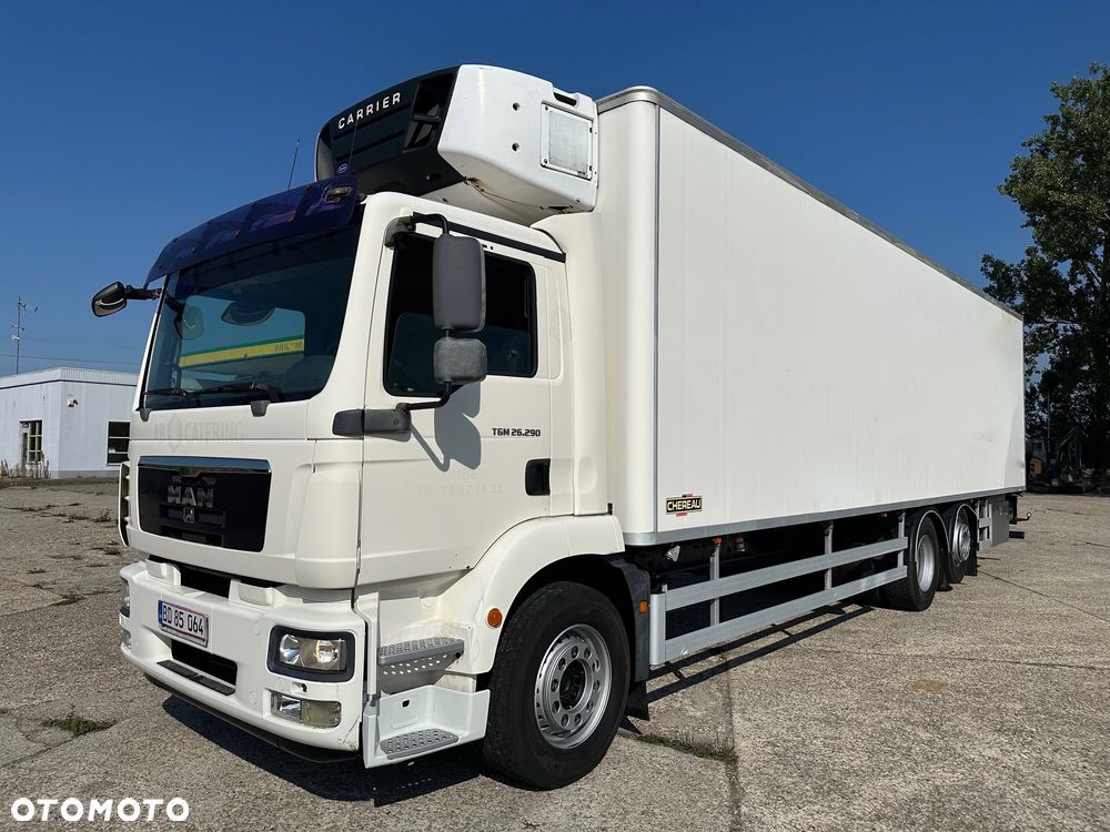 MAN TGM 26.290 CHLODNIA CHERREAU  -CARRIER 950. 24 PALETY - 3