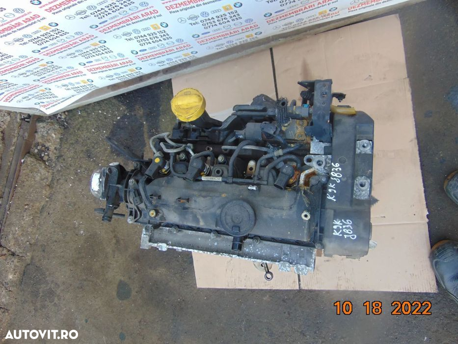 Motor renault 1.5 euro 5 k9kj836 Megane 3 Scenic 3 Dacia Logan Sandero - 4
