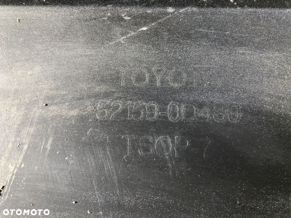 TOYOTA YARIS III LIFT 2017-2020 zderzak tylny tył NAKŁADKA GÓRNA GUMA POD KLAPĘ - 10