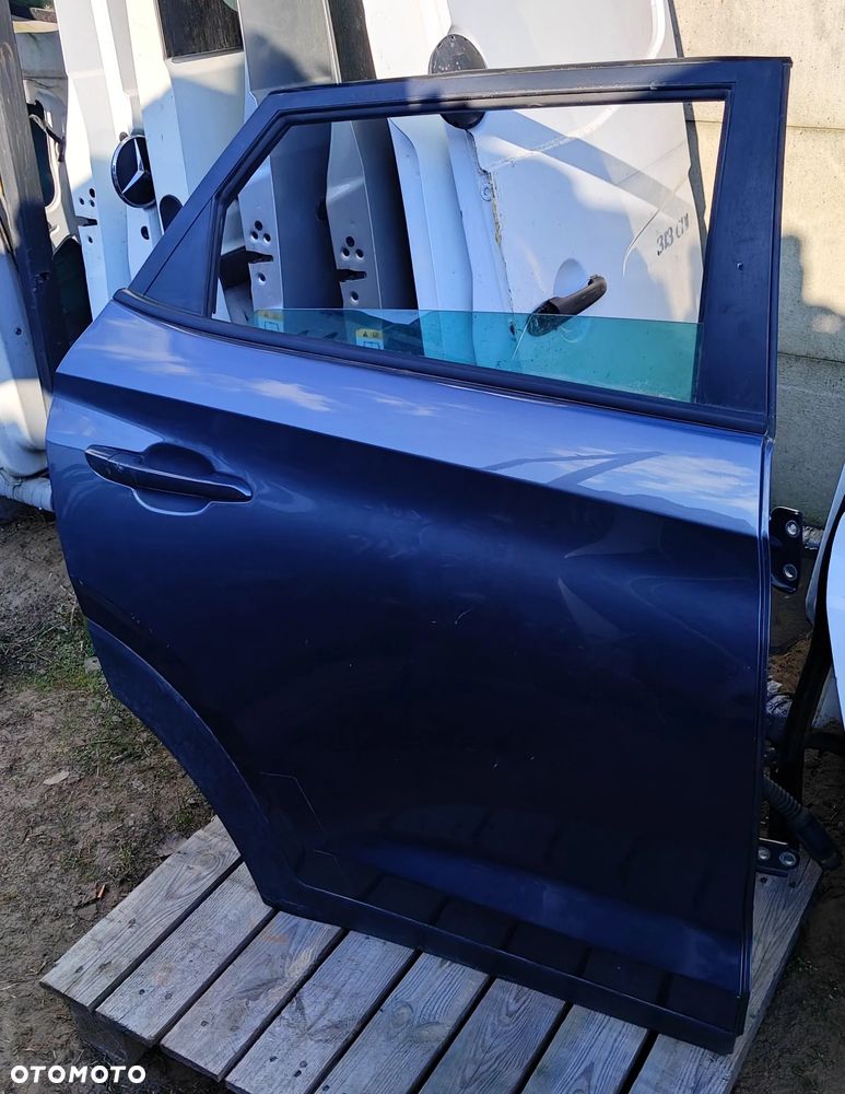 Kompletne Drzwi Tył Tylne Prawe HYUNDAI TUCSON II 2 III 3 2017r. Szare / Białe - 12