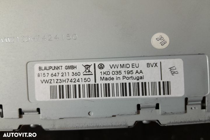 Navigatie auto 1K0035195AA 1K0035195AA Volkswagen VW Tiguan 1 5N [200 - 4