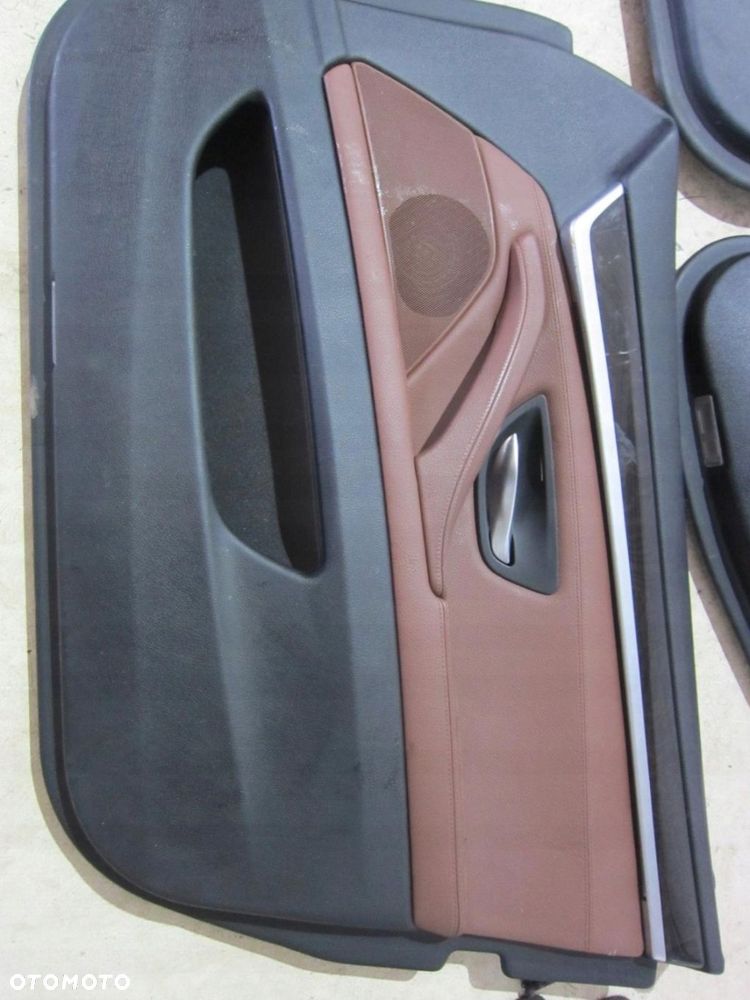 BMW F10 BOCZEK TAPICERKA DRZWI BRĄZ LCEZ DAKOTA - 4