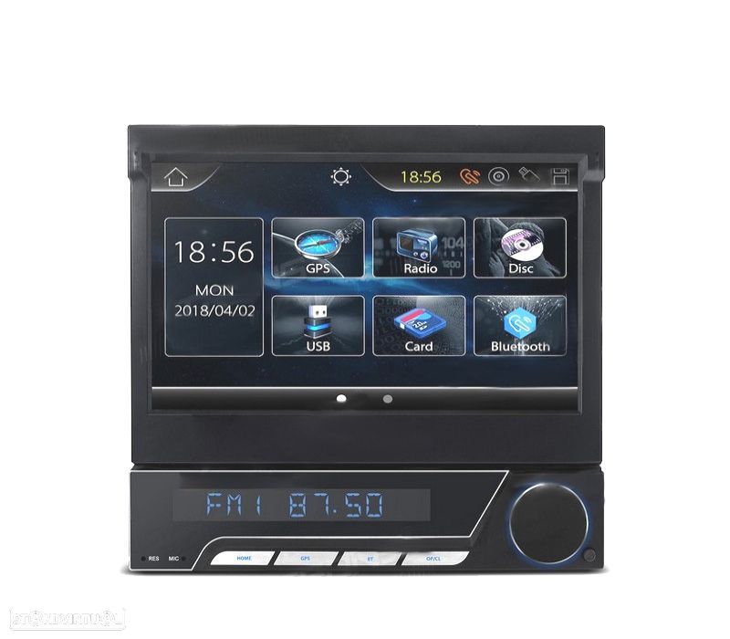 AUTO RADIO GPS UNIVERSAL 1 DIN ECRA TACTIL DE 7" ANDROID 32GB ROM + 2GB DDR3 RAM - 1
